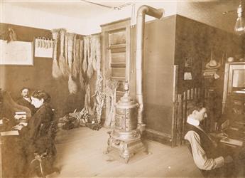 (LAND OFFICE) Group of 14 photographs relating to the homesteading period in Kansas, in